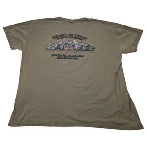 Harley Davidson Heart of Dixie Pelham‎ Alabama Shirt Distressed